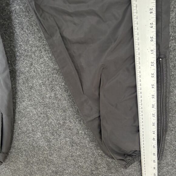 Vintage Nike Pants Mens XL Black Track Warm Up Joggers Ankle Zip Drawstring - Picture 6 of 13